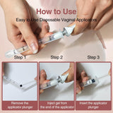 Dizzily aplicadores en ambiente de baño listos para aplicación íntima cómoda