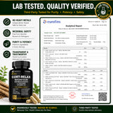 DLNIA certificado de laboratorio demostrando pruebas de pureza