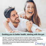 Dmeisy producto en mesa de cocina con frutas ilustrando estilo de vida saludable