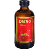 DMSOSTORE frasco frontal de DMSO 70/30 8 oz mostrando etiqueta clara y beneficio de pureza