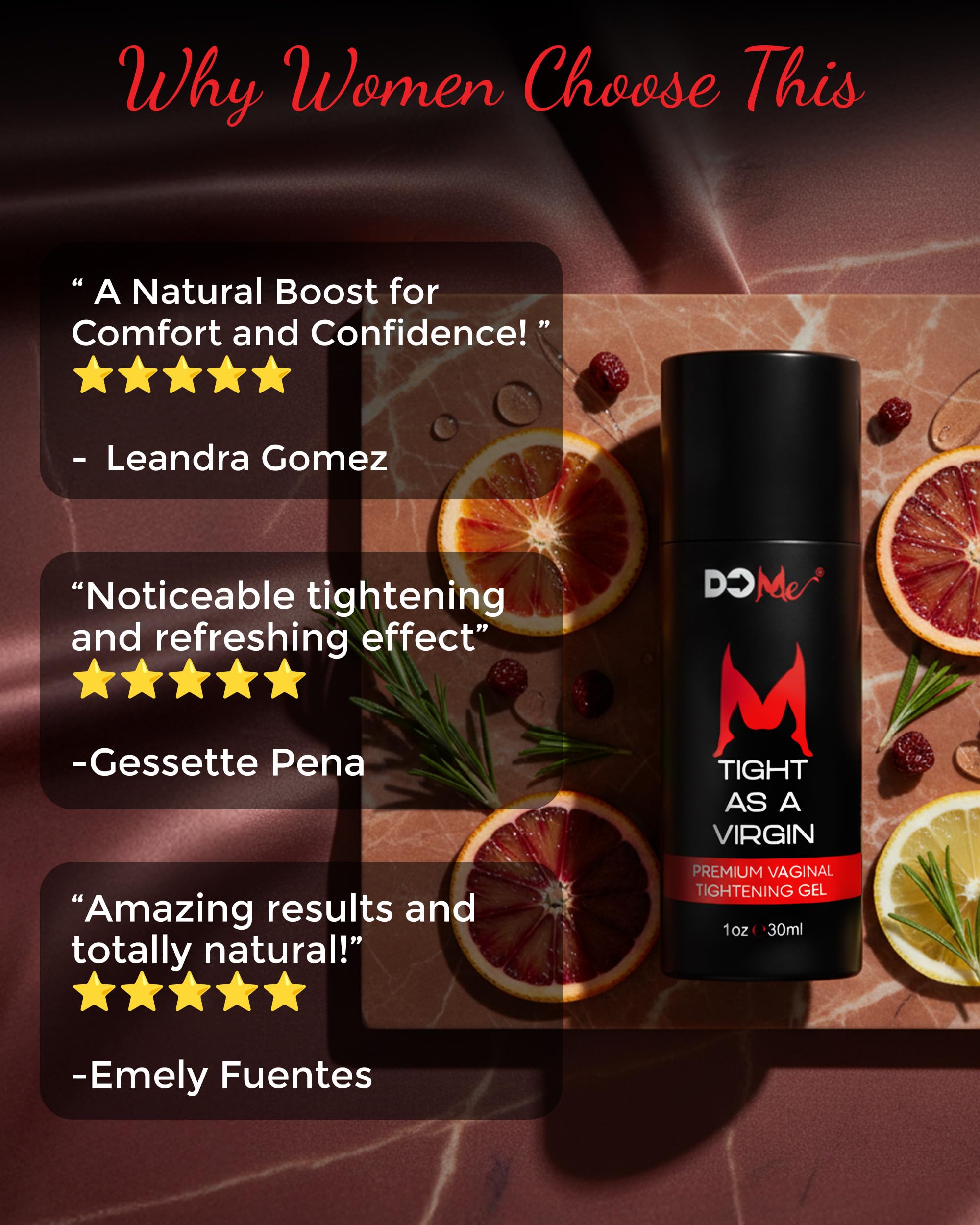 Do Me etiqueta con ingredientes naturales que enfatiza formulación botánica