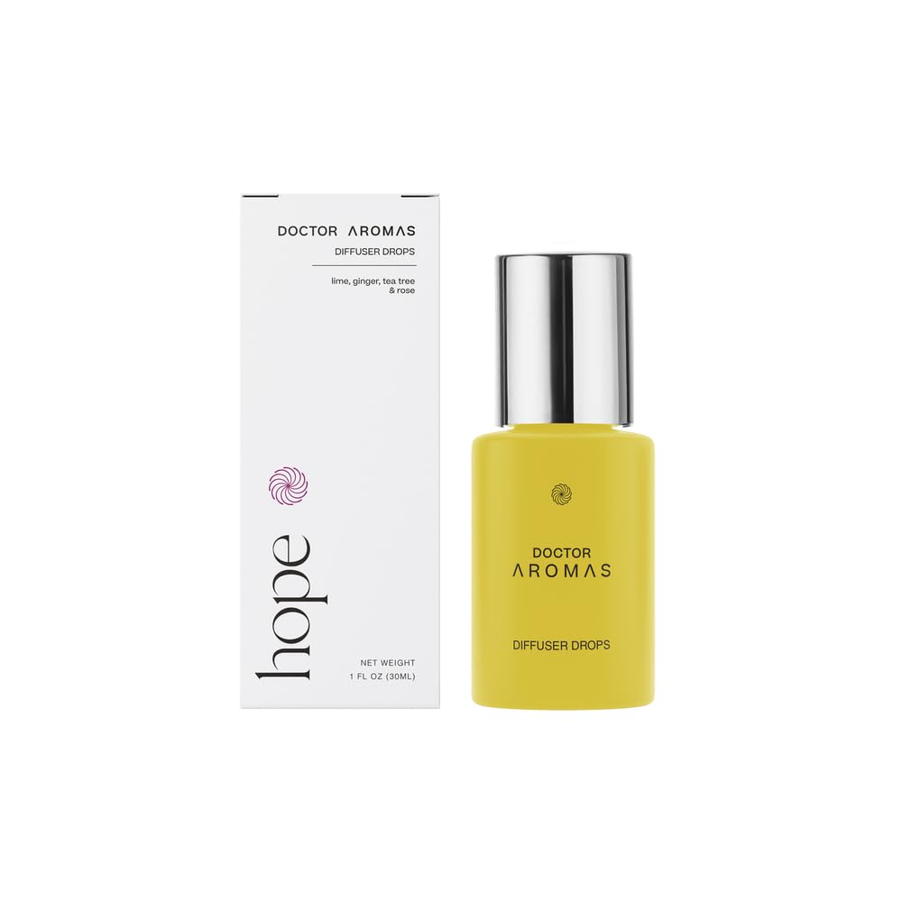 DOCTOR AROMAS frasco Hope 1 oz frontal mostrando diseño y tamaño práctico