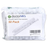 Doctor MK's NATURAL paquete frontal de 50 aplicadores, conveniencia inmediata