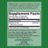 DOCTOR RECOMMENDED SUPPLEMENTS detalle de cápsulas vegetales y textura limpia