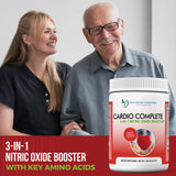 DOCTOR RECOMMENDED SUPPLEMENTS Cardio Complete etiqueta mostrando L-Arginina y L-Citrulina