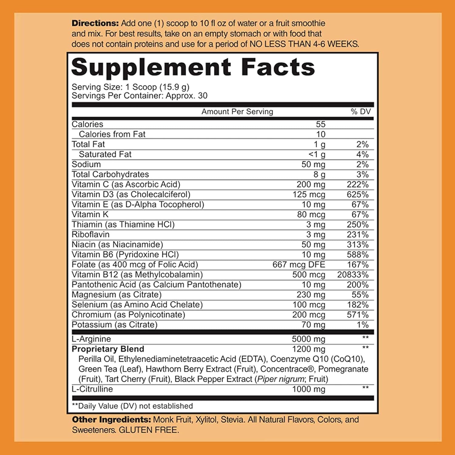 DOCTOR RECOMMENDED SUPPLEMENTS primer plano de la textura del polvo en cucharada, fácil disolver