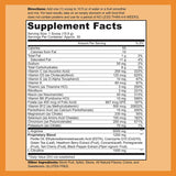 DOCTOR RECOMMENDED SUPPLEMENTS primer plano de la textura del polvo en cucharada, fácil disolver