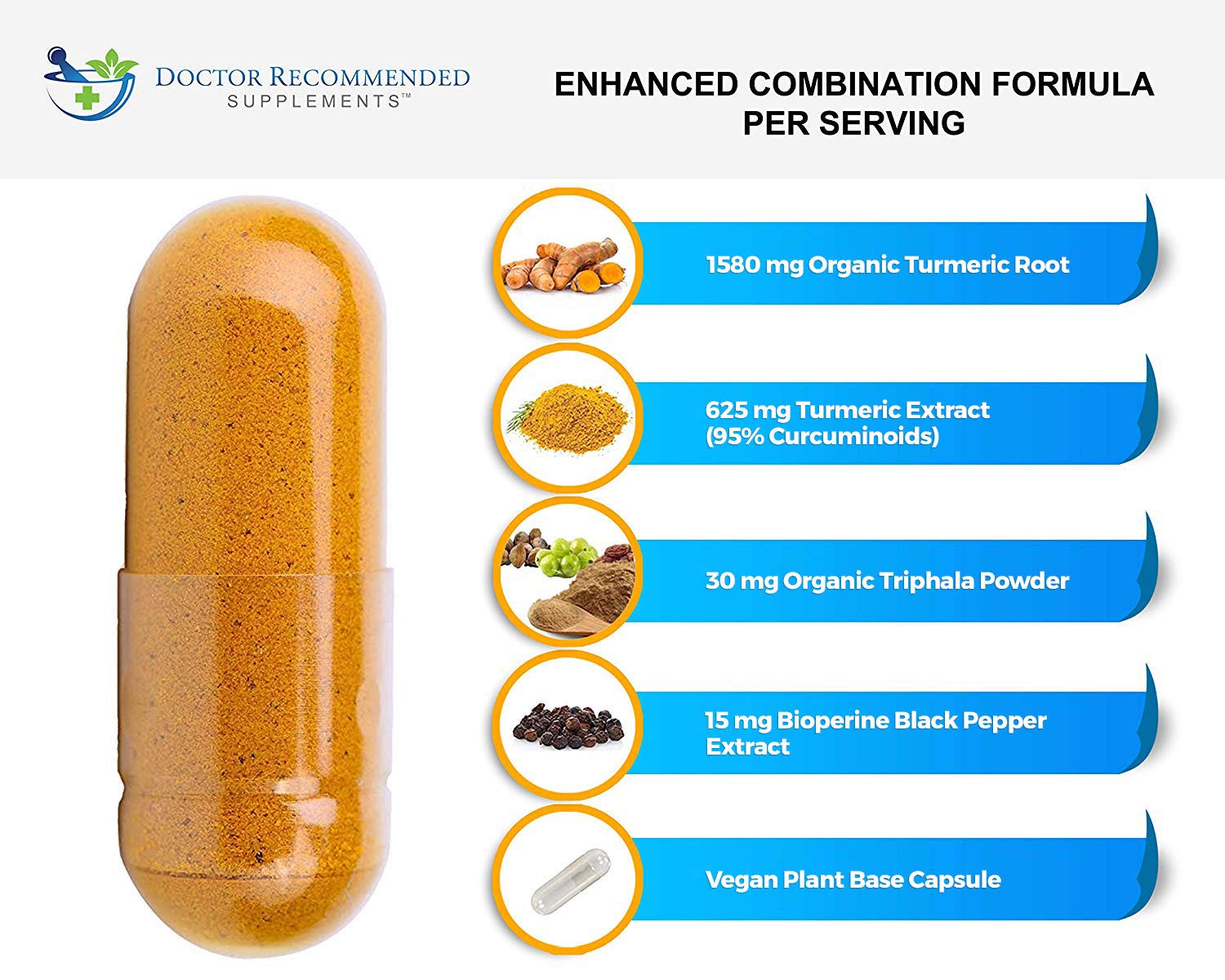 DOCTOR RECOMMENDED SUPPLEMENTS close-up de cápsula vegana que destaca pureza y textura