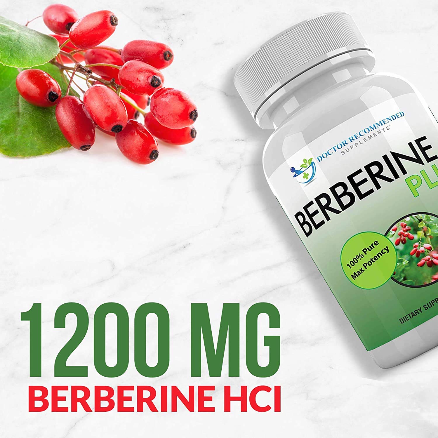 DOCTOR RECOMMENDED SUPPLEMENTS envase abierto en manos, conveniencia del pack doble