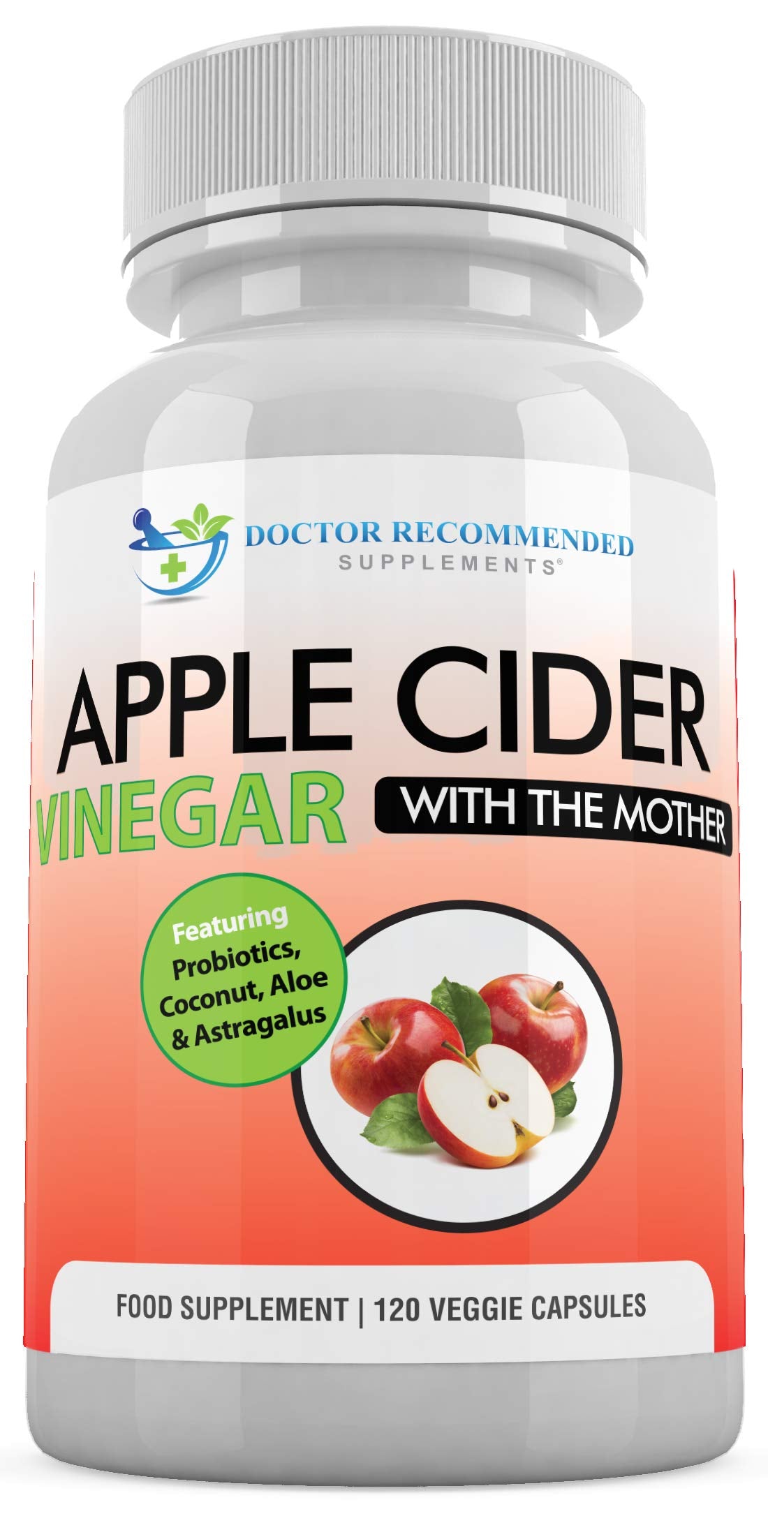 DOCTOR RECOMMENDED SUPPLEMENTS envase frontal mostrando 120 cápsulas y etiqueta clara