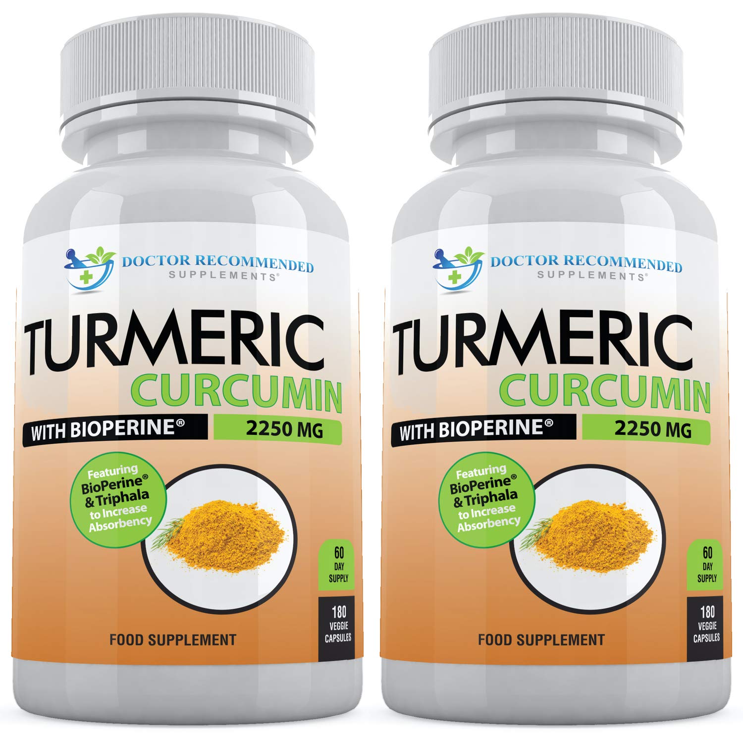 DOCTOR RECOMMENDED SUPPLEMENTS frente del envase mostrando la etiqueta y beneficios principales