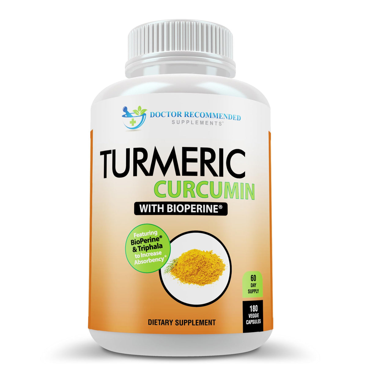DOCTOR RECOMMENDED SUPPLEMENTS envase frontal mostrando potencia y orgánico