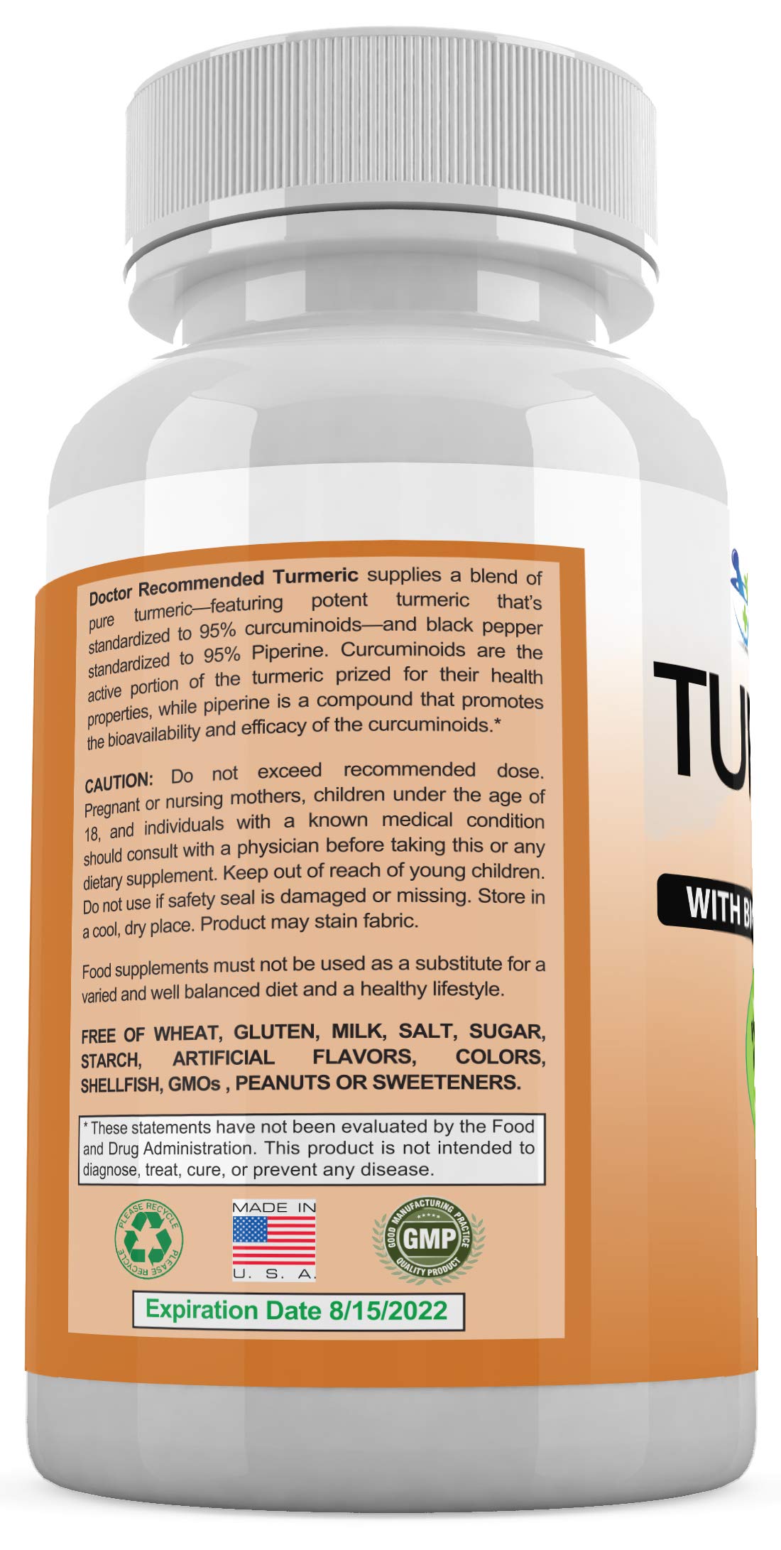 DOCTOR RECOMMENDED SUPPLEMENTS ingredientes Triphala y extracto, resaltando mezcla botánica