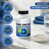 DOCTOR RECOMMENDED SUPPLEMENTS botella abierta con cápsulas listas para tomar