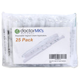 doctor MK's NATURAL paquete frontal de 25 aplicadores, higiene segura