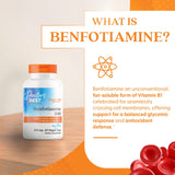 Doctor's Best etiqueta con información nutricional legible y beneficios clave