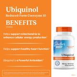 Doctor's BEST cápsula blanda de 100 mg, diseño fácil de tragar y absorción