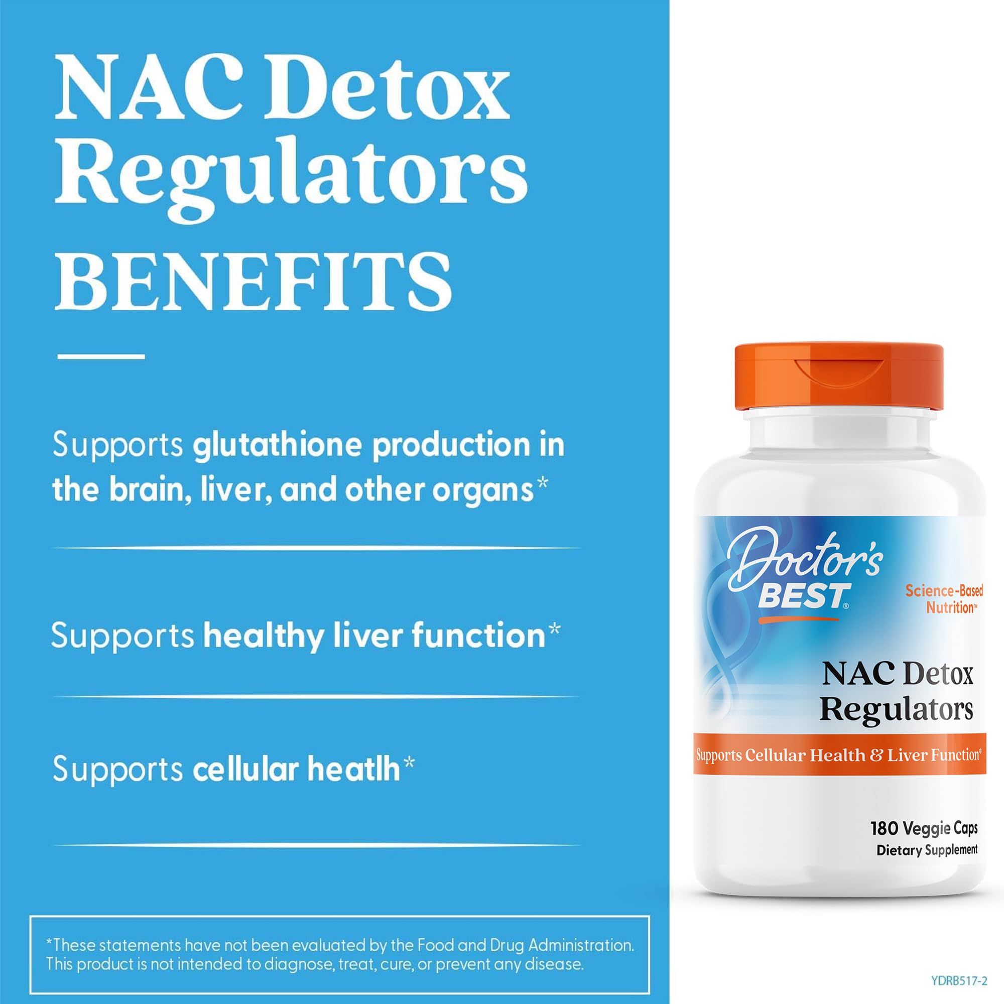 Doctor's BEST cápsula cercana con textura, facilita su ingestión