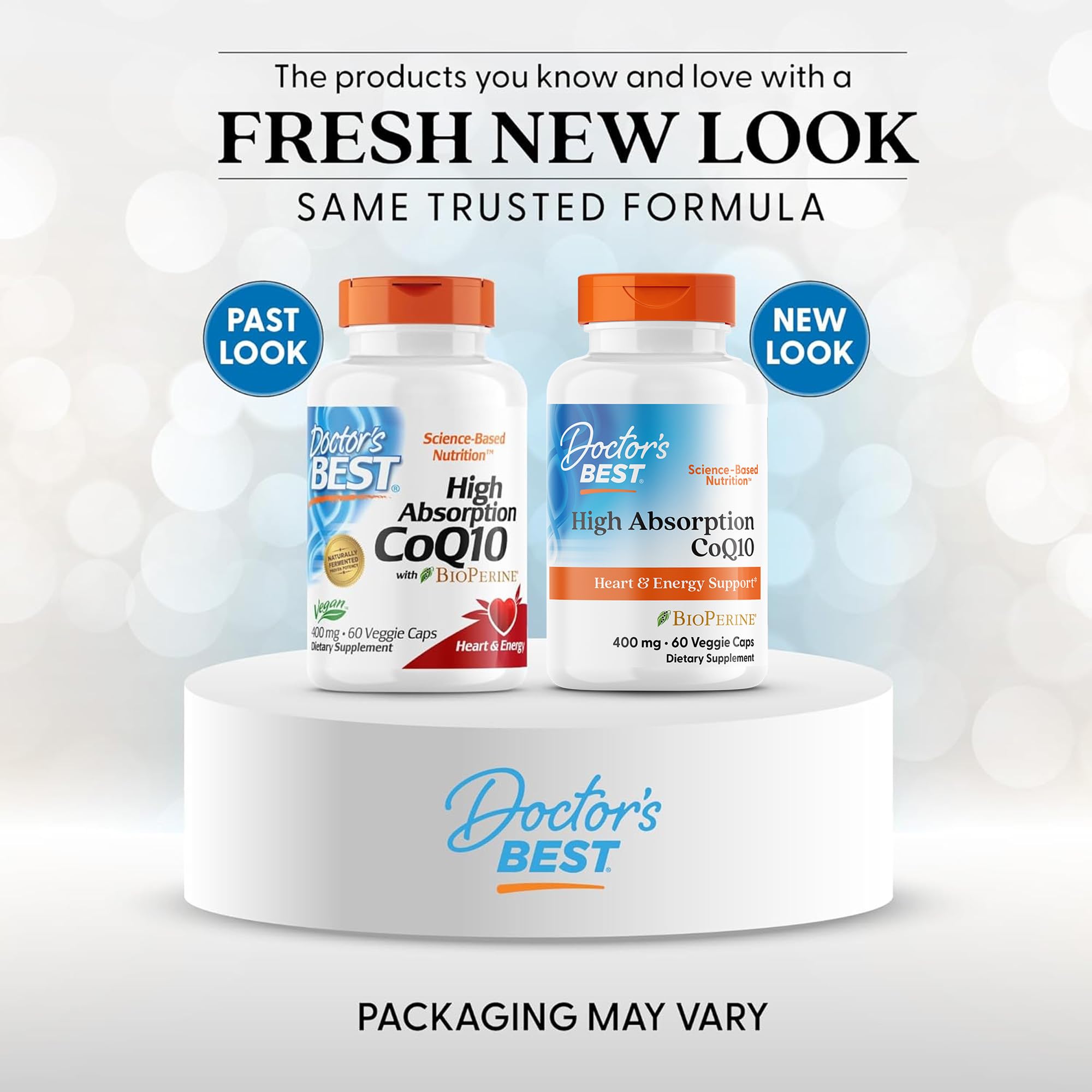 Doctor's BEST frasco en cocina sugeriendo uso junto a comidas con grasa