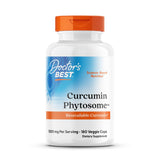 Doctor's BEST frasco frontal del Curcumin Phytosome mostrando el envase y beneficios