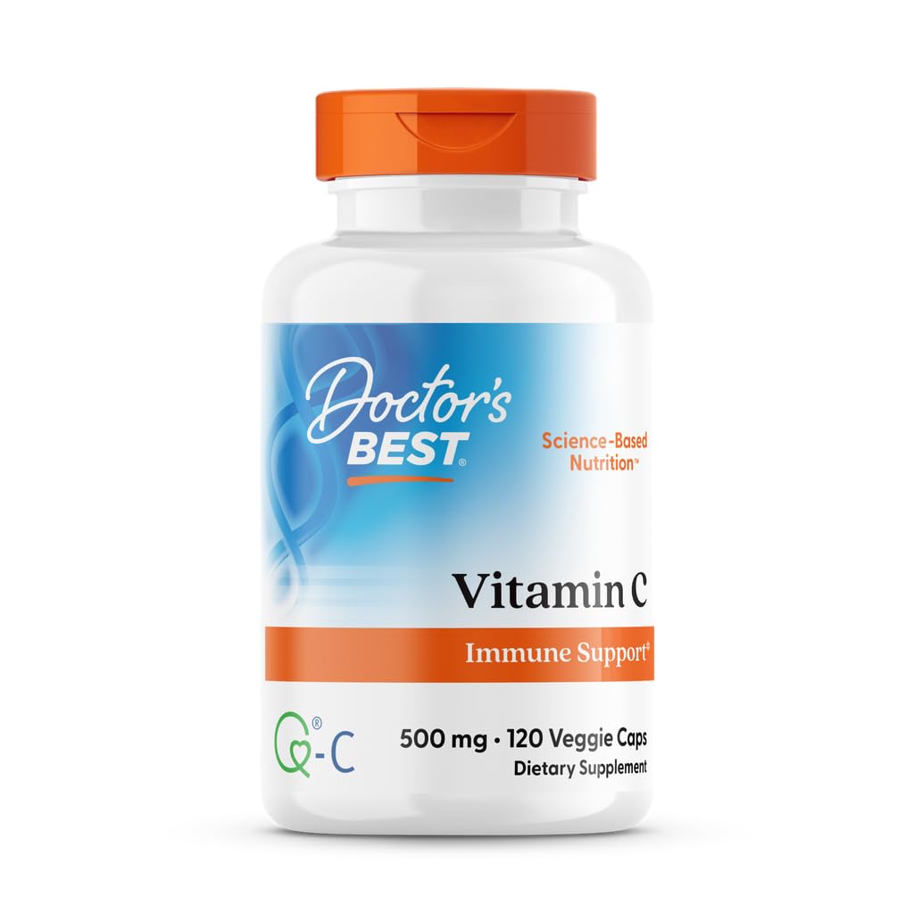 Doctor's BEST frasco delante mostrando 120 cápsulas y beneficio de dosis clara
