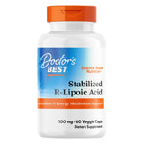 Doctor's BEST frasco delante mostrando etiqueta y cantidad, claridad de información