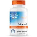 Doctor's BEST frasco frontal con Kaneka Ubiquinol, información clara y confianza