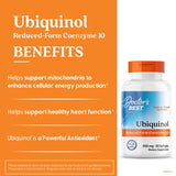 Doctor's BEST cápsula blanda abierta detalle de textura y formulación fácil de tragar