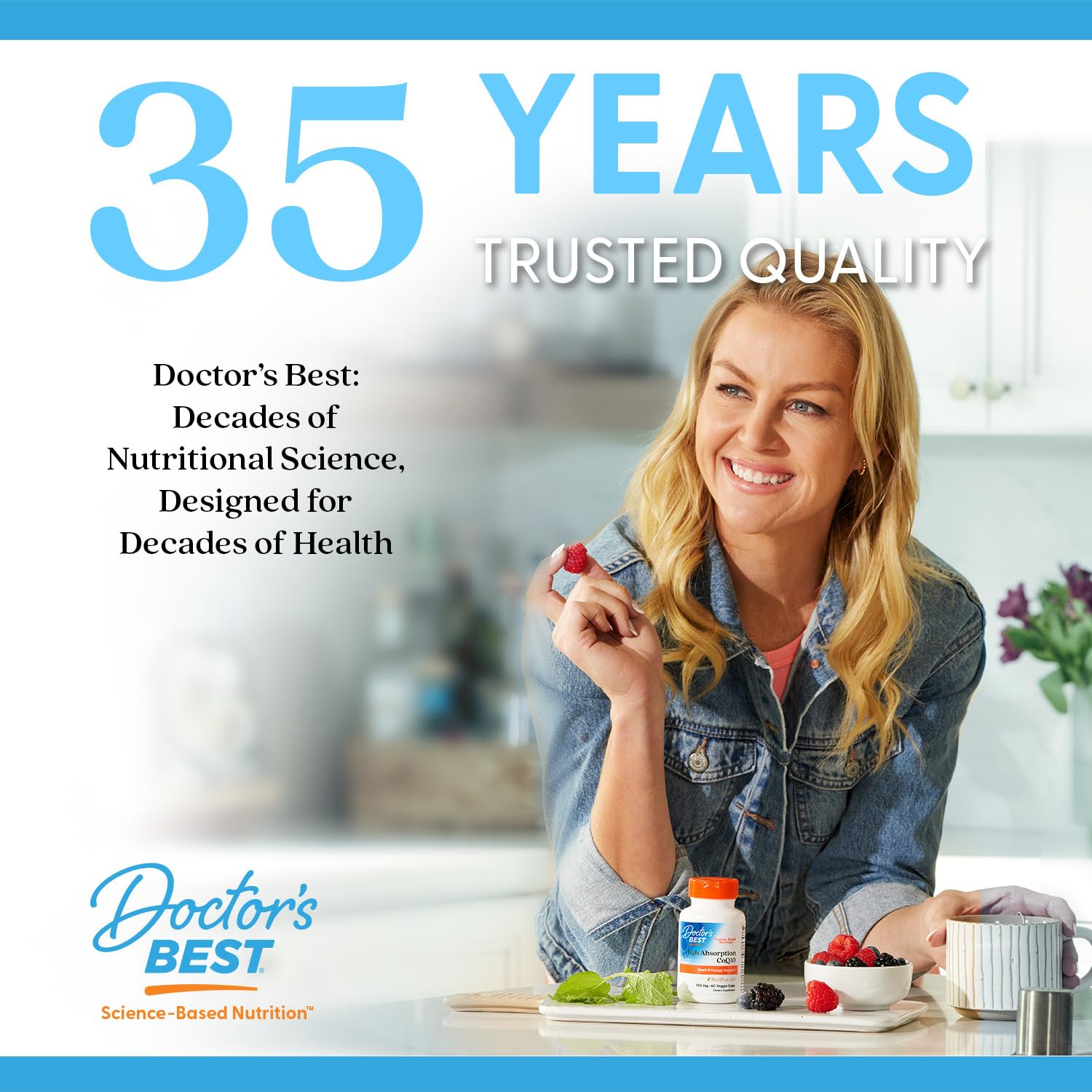 Doctor's BEST etiqueta nutricional ampliada, beneficio de información clara