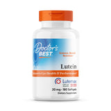Doctor's BEST frasco frontal mostrando 180 softgels, beneficio de aporte concentrado