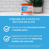 Doctor's Best comparación de tamaño y etiqueta con información del producto
