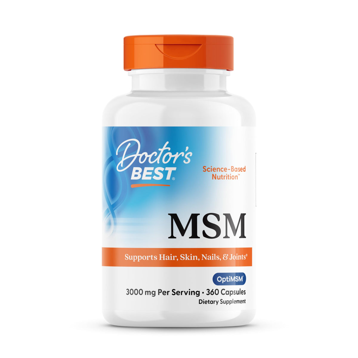 Doctor's Best envase frontal mostrando etiqueta y beneficios claros