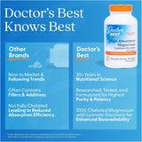 Doctor's BEST envase en dormitorio sugeriendo apoyo a la relajación nocturna