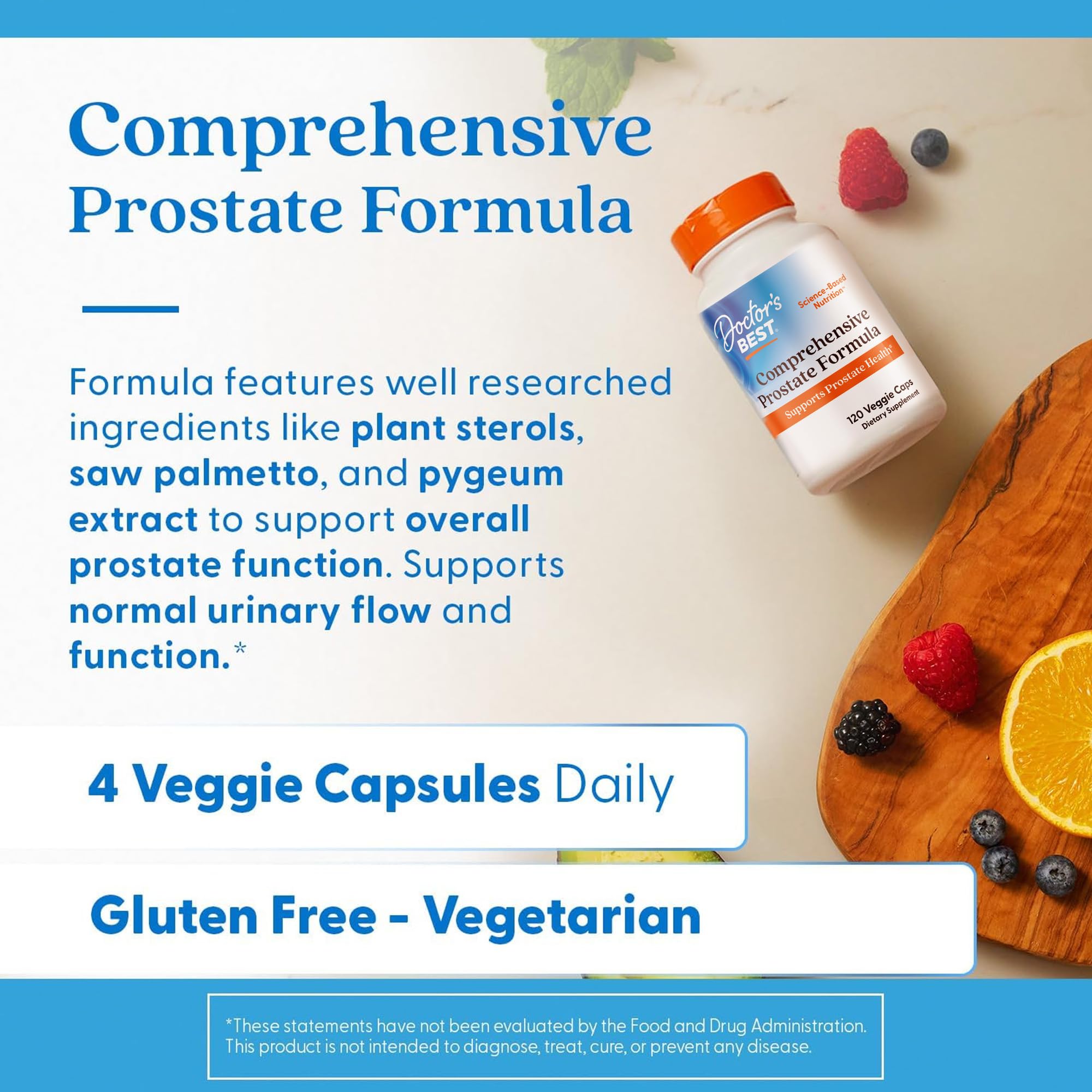 Doctor's Best cápsulas junto a comida para tomar con alimentos