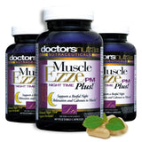 Doctors Nutra frasco abierto Muscle Ezze PM Plus contenido visible práctico