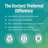 DOCTORS' PREFERRED lateral del envase con información nutricional clara