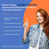 Doctor's Recipes etiqueta con lista de ingredientes y certificaciones visibles