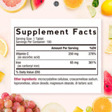 Doctor's Recipes tableta expuesta, muestra tamaño fácil de tragar y pureza