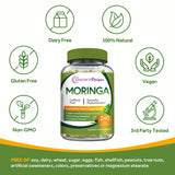 Doctor's Recipes hojas frescas de moringa, origen sostenible y natural