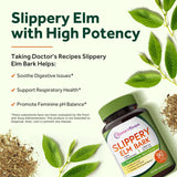 Doctor's Recipes corteza interna de olmo como fuente natural de mucílagos