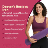 Doctor's Recipes tableta en mano para visualizar escala y facilidad de ingestión