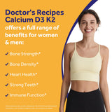 Doctor's Recipes tabletas en mano para comparar tamaño y porción