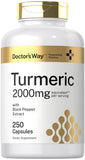 Doctor's Way frontal del envase mostrando 250 cápsulas y pureza