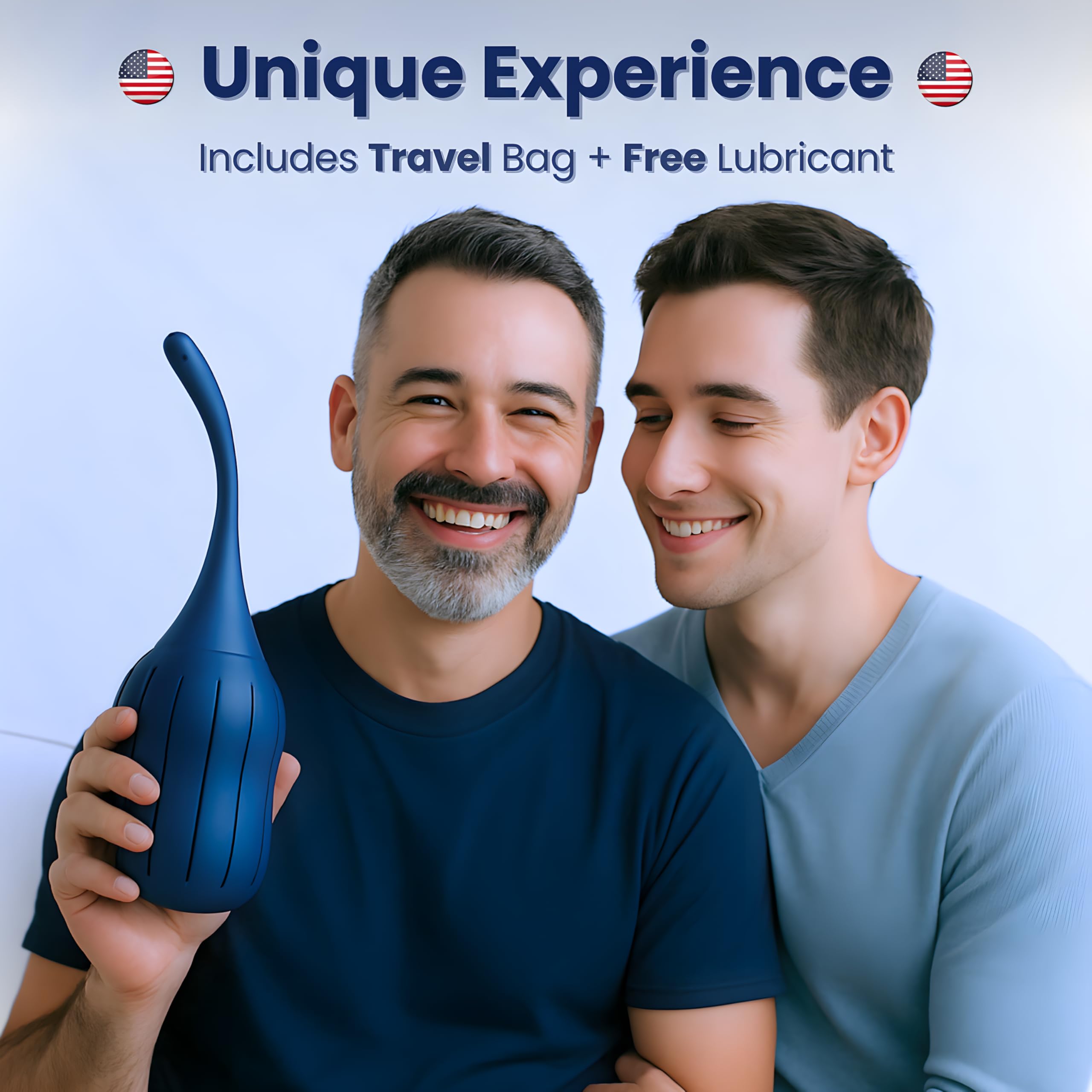 Docxen bolsa de viaje discreta para guardar enema y mantener limpieza