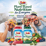 Dole detalle de etiqueta nutricional para verificar ingredientes clave