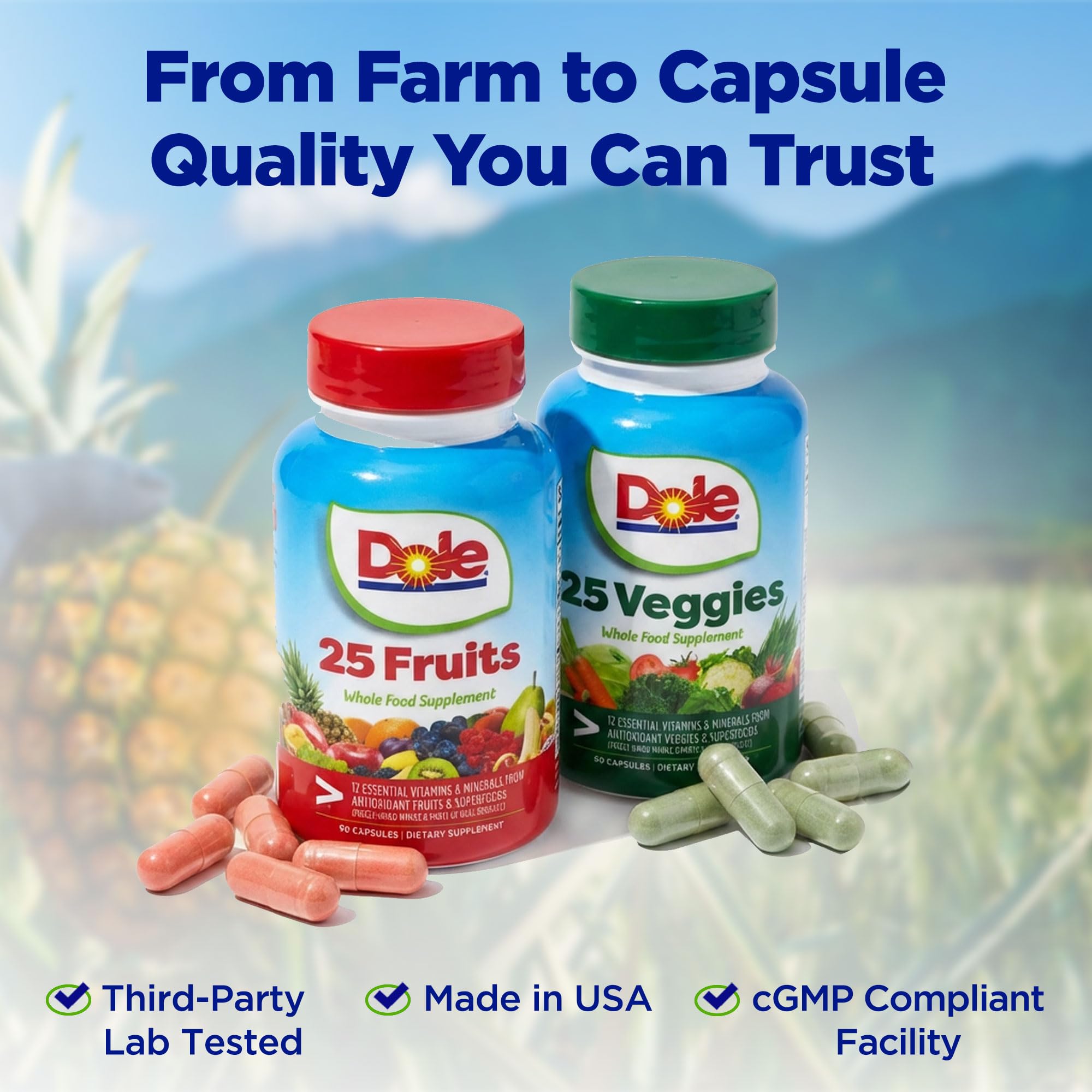 Dole superalimentos en polvo para enfatizar aporte antioxidante