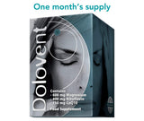Dolovent etiqueta con ingredientes magnesio B2 CoQ10, transparencia en dosis