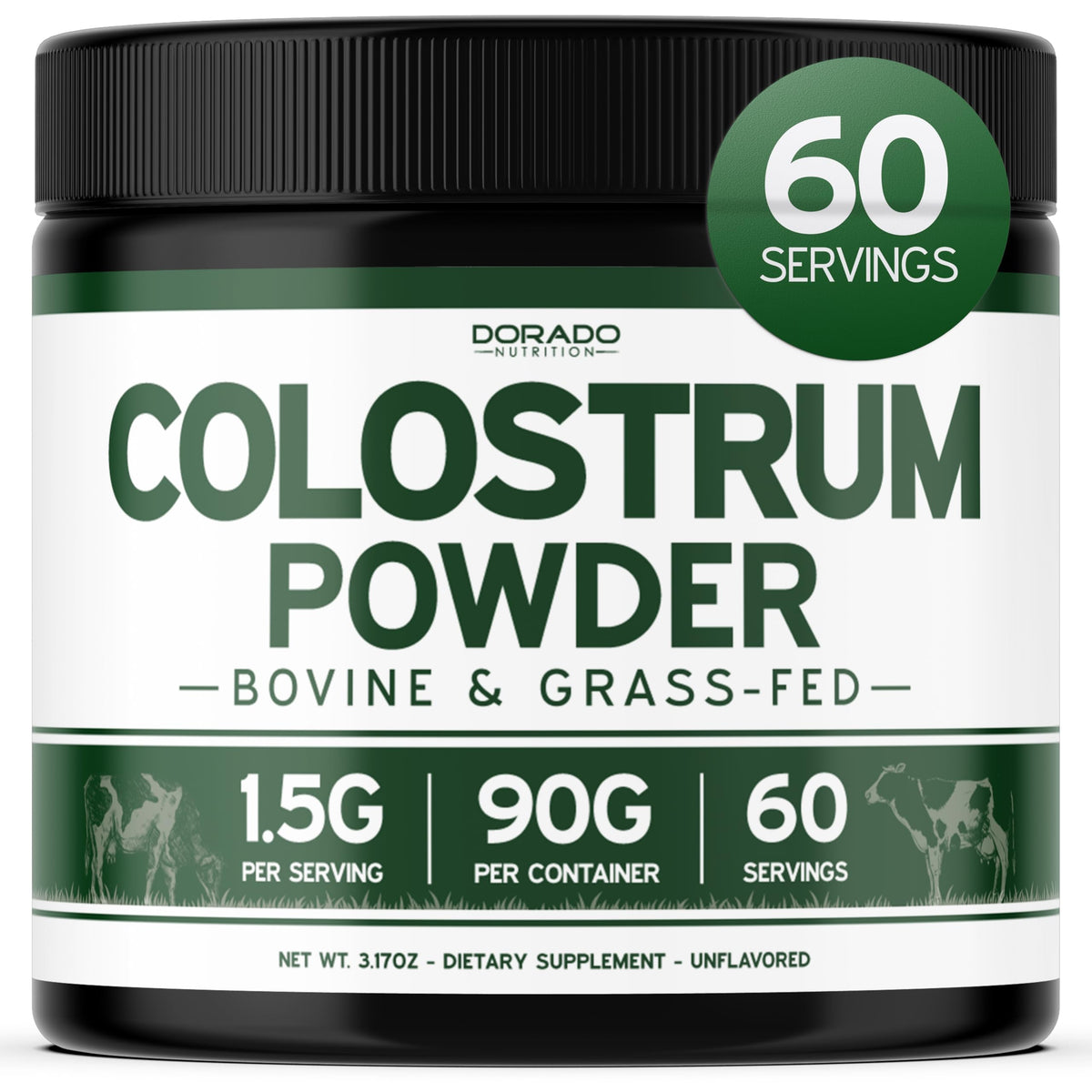 DORADO NUTRITION envase frontal que muestra etiqueta clara y beneficio de pureza