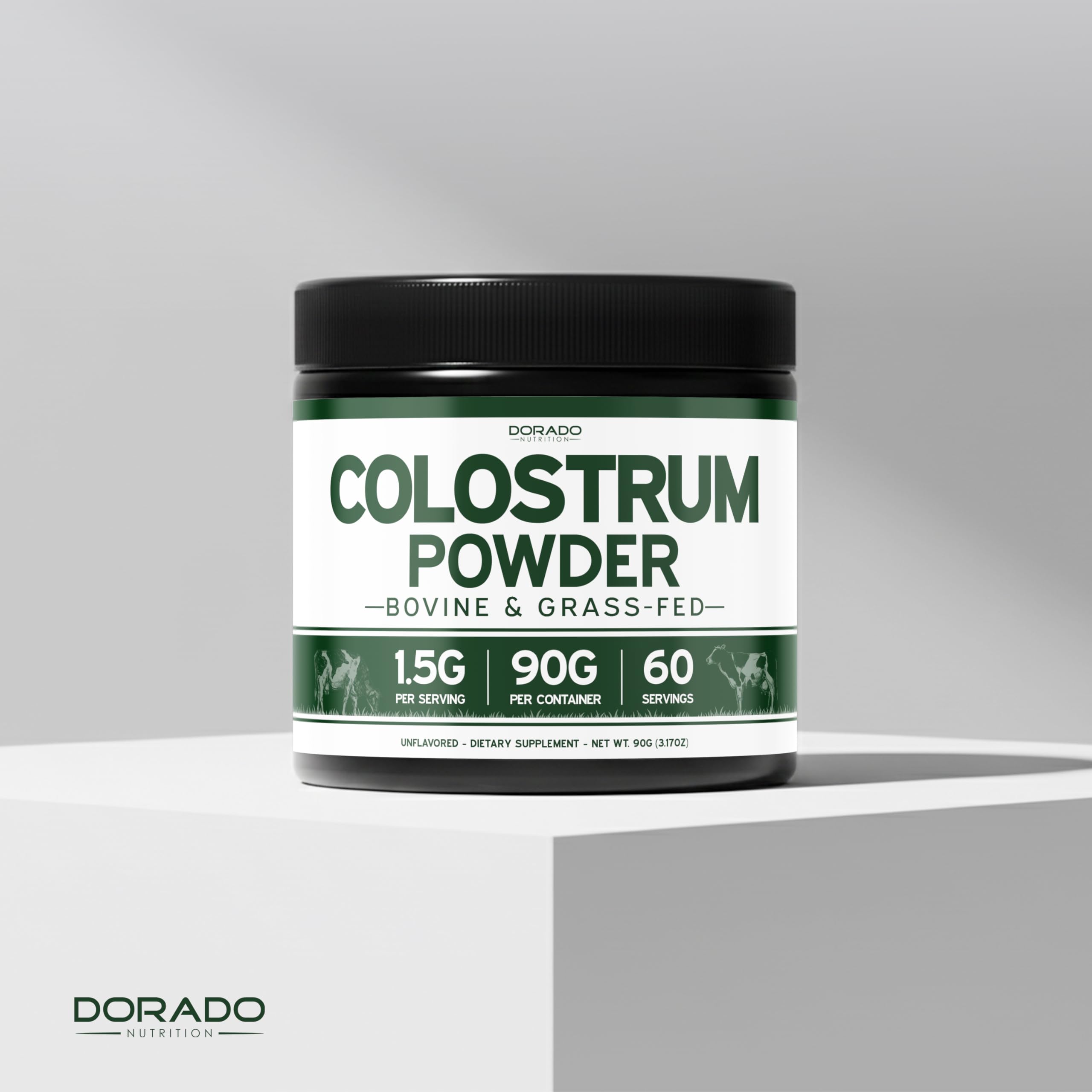 DORADO NUTRITION envase abierto mostrando polvo, fácil almacenamiento seguro