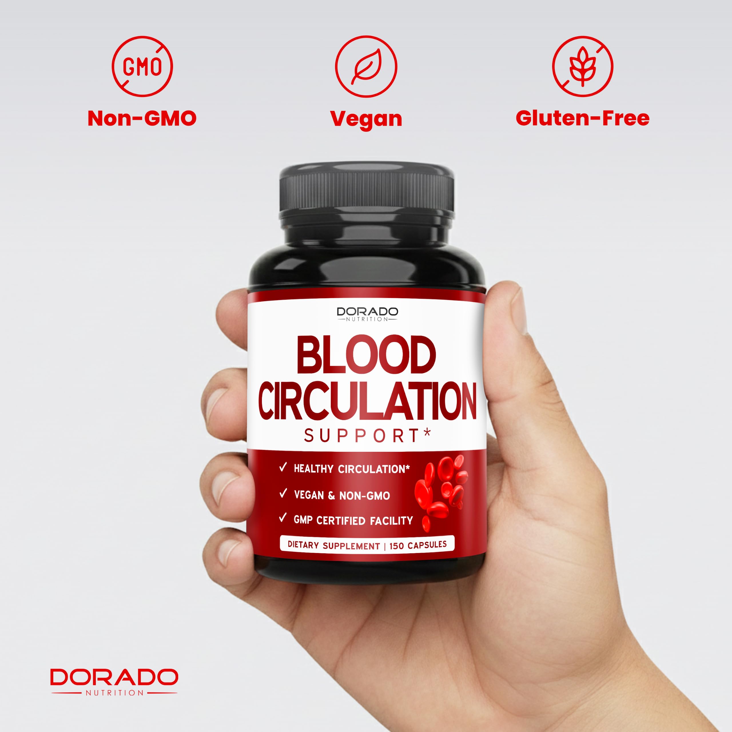 DORADO NUTRITION envase abierto con cápsulas para visual de contenido